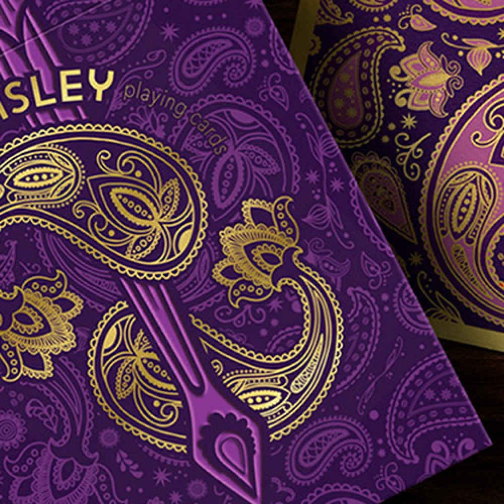 Spielkarten Collector's Paisley Royals Purple (Numbered Seals)  Playing Cards by Dutch Card House Company