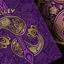 Spielkarten Collector's Paisley Royals Purple (Numbered Seals)  Playing Cards by Dutch Card House Company