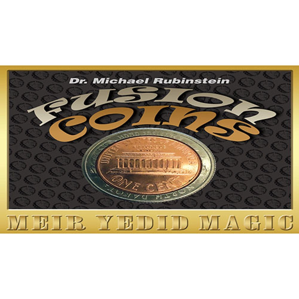 Fusion Coins Half Dollar (Gimmicks and Online Instructions) by Dr. Michael Rubinstein