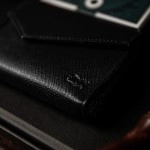Luxury Leather Playing Card Carrier (Black) by TCC