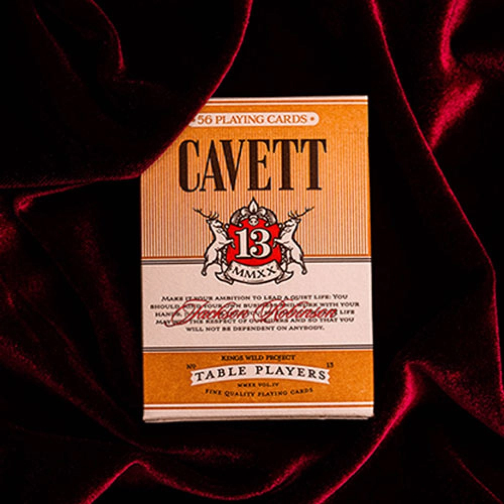Spielkarten No.13 Table Players Vol. 4 (Cavett) Playing Cards by Kings Wild Project