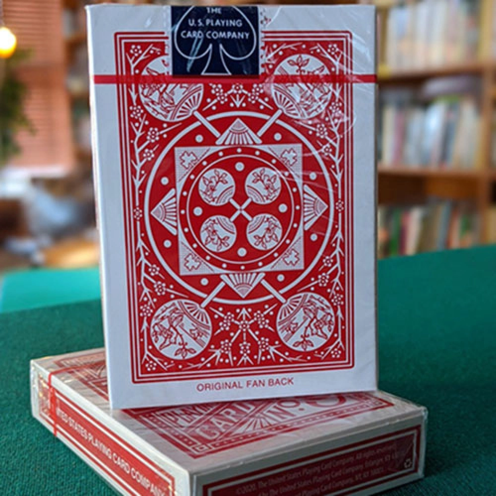 Spielkarten Experts Thin Crushed Tally Ho Fan Back (Red) Playing Cards