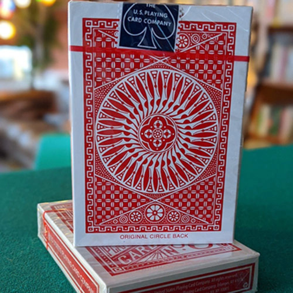 Spielkarten Experts Thin Crushed Tally Ho Circle Back (Red) Playing Cards
