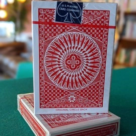 Spielkarten Experts Thin Crushed Tally Ho Circle Back (Red) Playing Cards