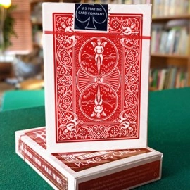 Spielkarten Experts Thin Crushed Rider Back Back (Red) Playing Cards