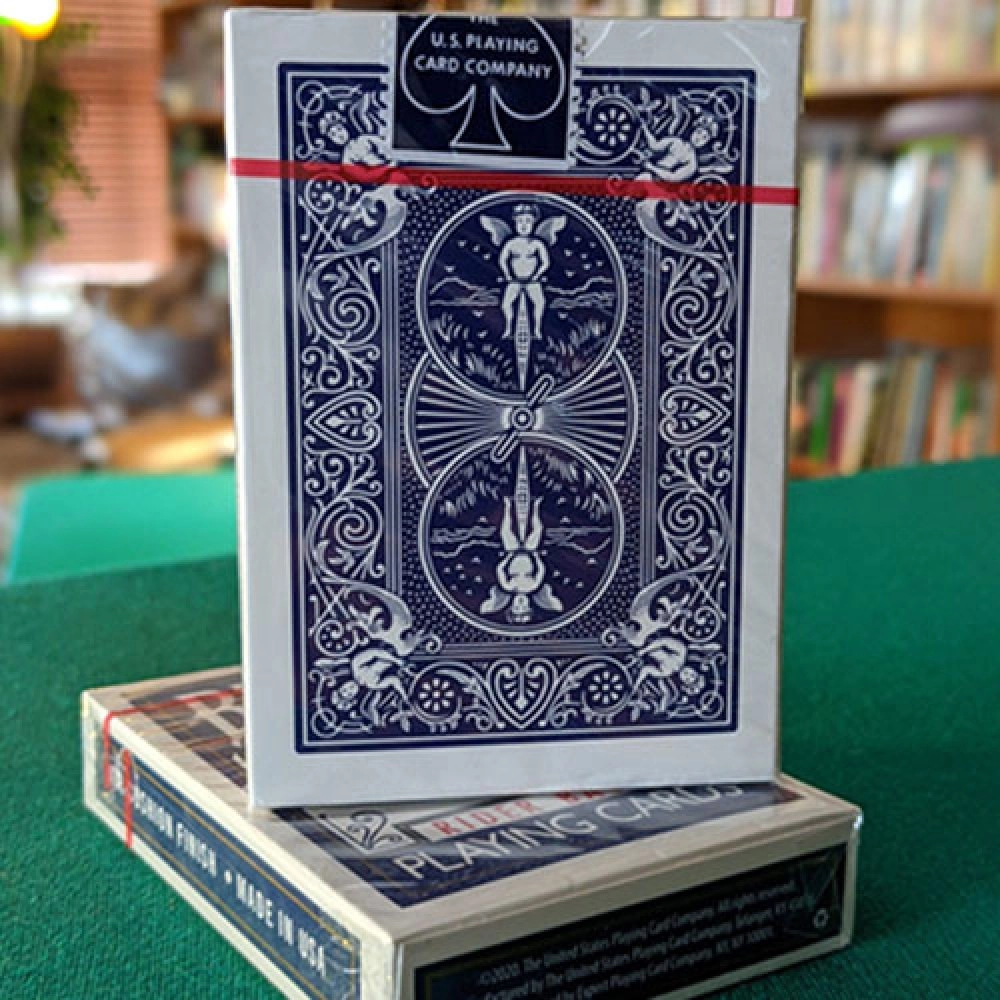 Spielkarten Experts Thin Crushed Rider Back Back (Blue) Playing Cards