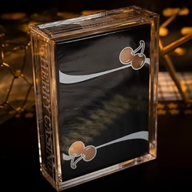 Spielkarten Limited Edition Cherry Casino Gilded (Monte Carlo Black and Gold) Numbered Seals Playing Cards by Pure Imagination Projects