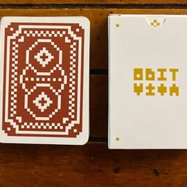 Spielkarten 8 Bit Red Playing Cards