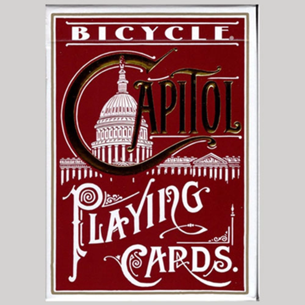 Spielkarten Bicycle Capitol (RED) Playing Cards by US Playing Card