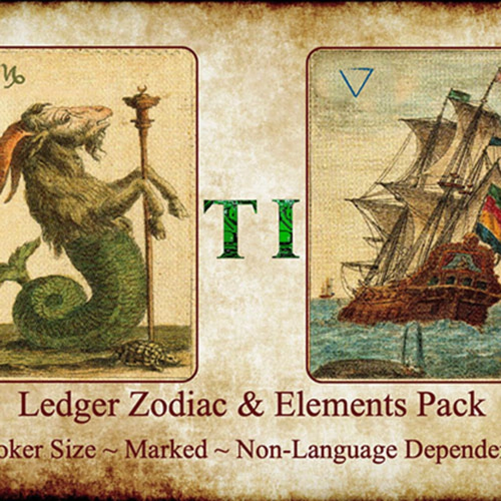 Spielkarten Ledger Zodiac & Element Pack by Taylor Imagineering