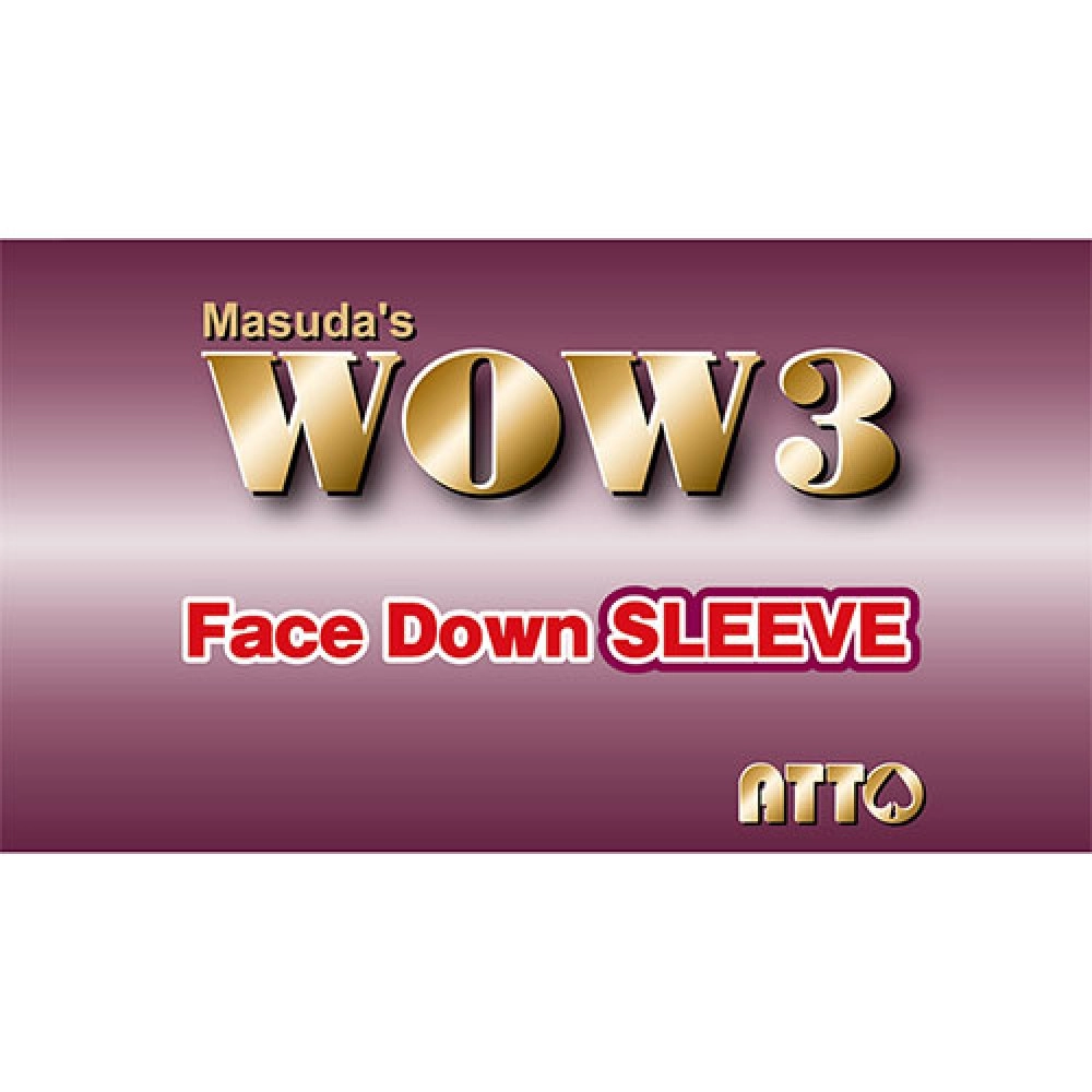 WOW 3 Face-Down Sleeve by Katsuya Masuda