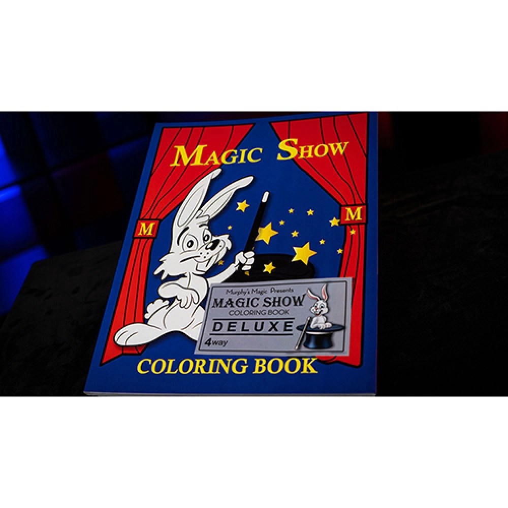 MAGIC SHOW Coloring Book DELUXE (4 way) by Murphy's Magic