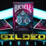 Spielkarten Gilded Cobalt Bicycle Cybershock Playing Cards
