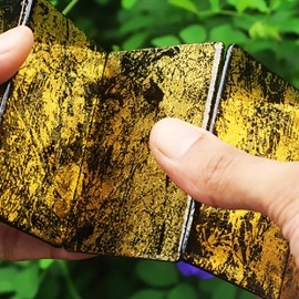 Stardust - Retro Trainers (Gold Flake) by Magic Encarta