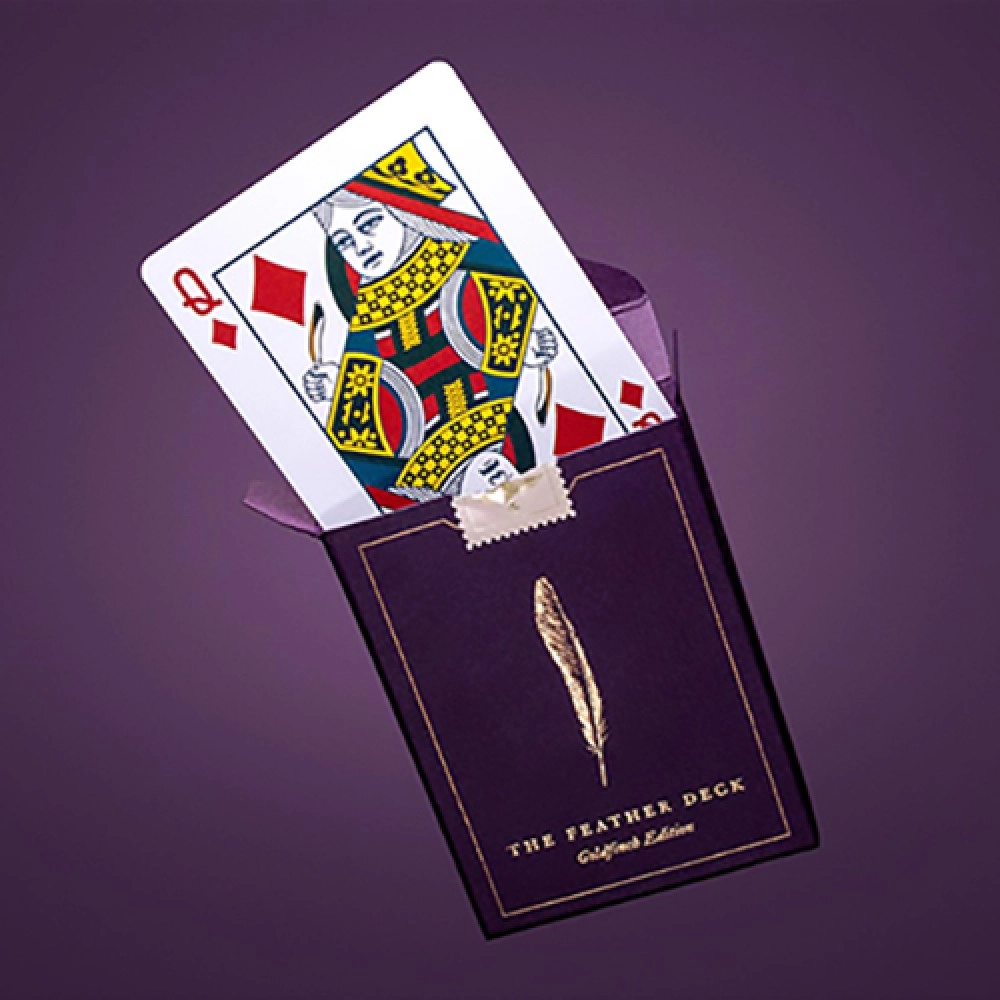 Spielkarten Feather Deck: Goldfinch Edition (Gold) by Joshua Jay