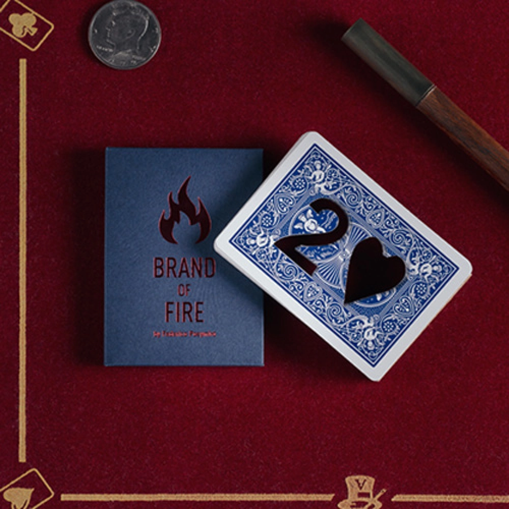 BRAND OF FIRE / BLUE(Gimmicks and Online Instructions) by Federico Poeymiro