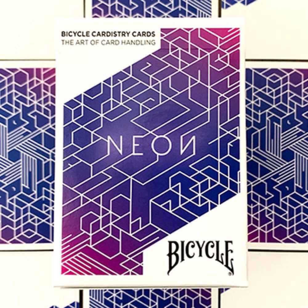 Spielkarten Bicycle Neon Cardistry Blue Aurora Playing Cards