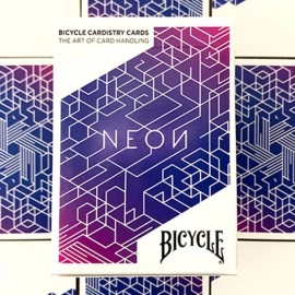 Spielkarten Bicycle Neon Cardistry Blue Aurora Playing Cards