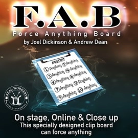 FAB BOARD A5/BLUE (Gimmicks and Online Instruction) by Joel Dickinson & Andrew Dean