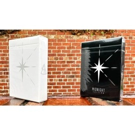 Spielkarten North Star Midnight Black Marked Edition (With Numbered Coin & Routines) by James Anthony