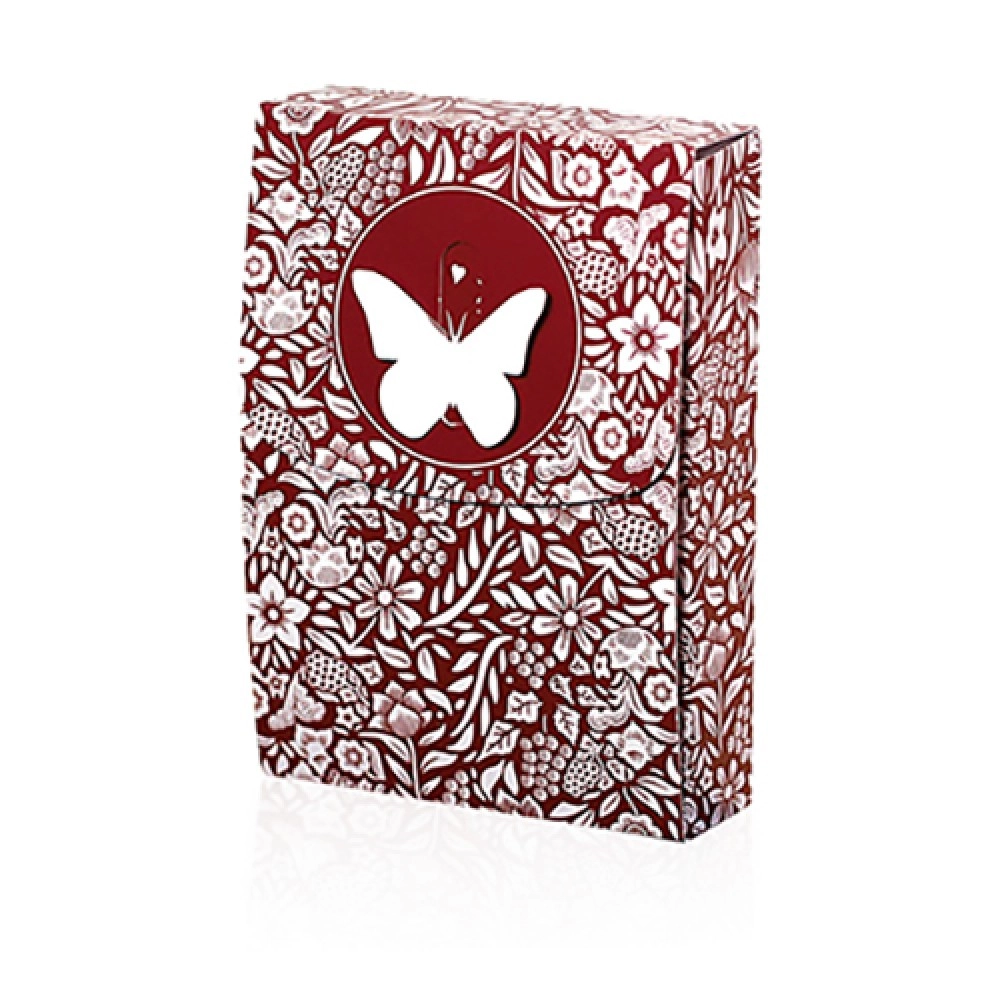 Spielkarten Butterfly Playing Cards Marked (Red) 3rd Edition by Ondrej Psenicka