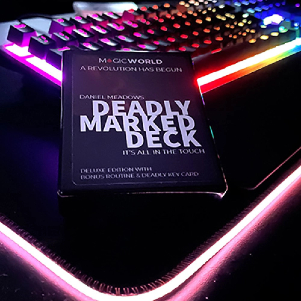 DEADLY MARKED DECK BLUE BICYCLE (Gimmicks and Online Instructions) by MagicWorld