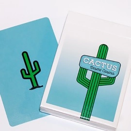 Spielkarten Cactus (Dusty Blue) Playing Cards