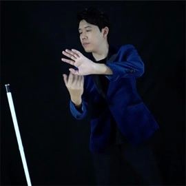 Dancing Vanishing Cane V2 / WHITE  (D.V.C.) by Magiclism