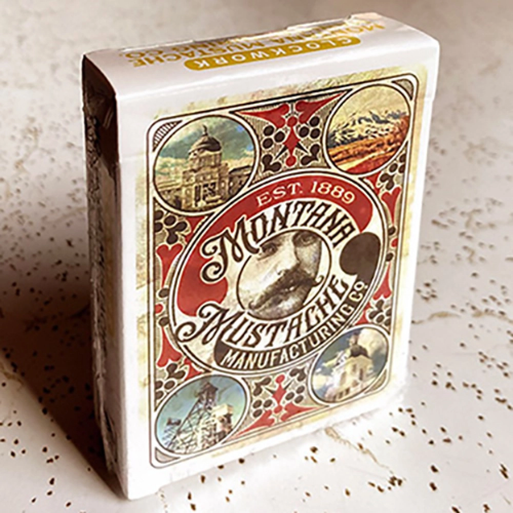 Spielkarten Clockwork: Montana Mustache Manufacturing Co. Playing Cards by fig. 23
