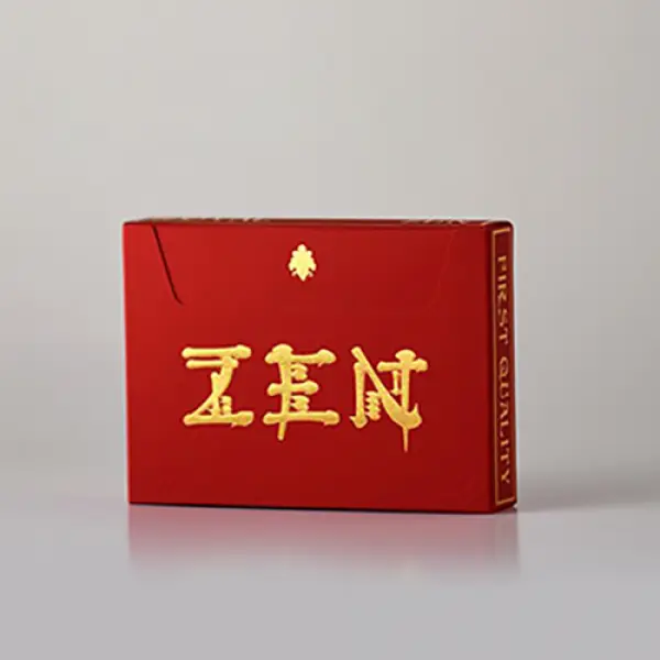 Royal Zen (RED/GOLD) Playing Cards by Expert Playi...