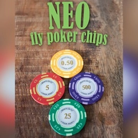Neo Fly Poker Chips (Gimmicks and Online Instructions) by Leo Smetsers