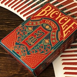 Spielkarten Bicycle Genso Green Playing Cards by Card Experiment