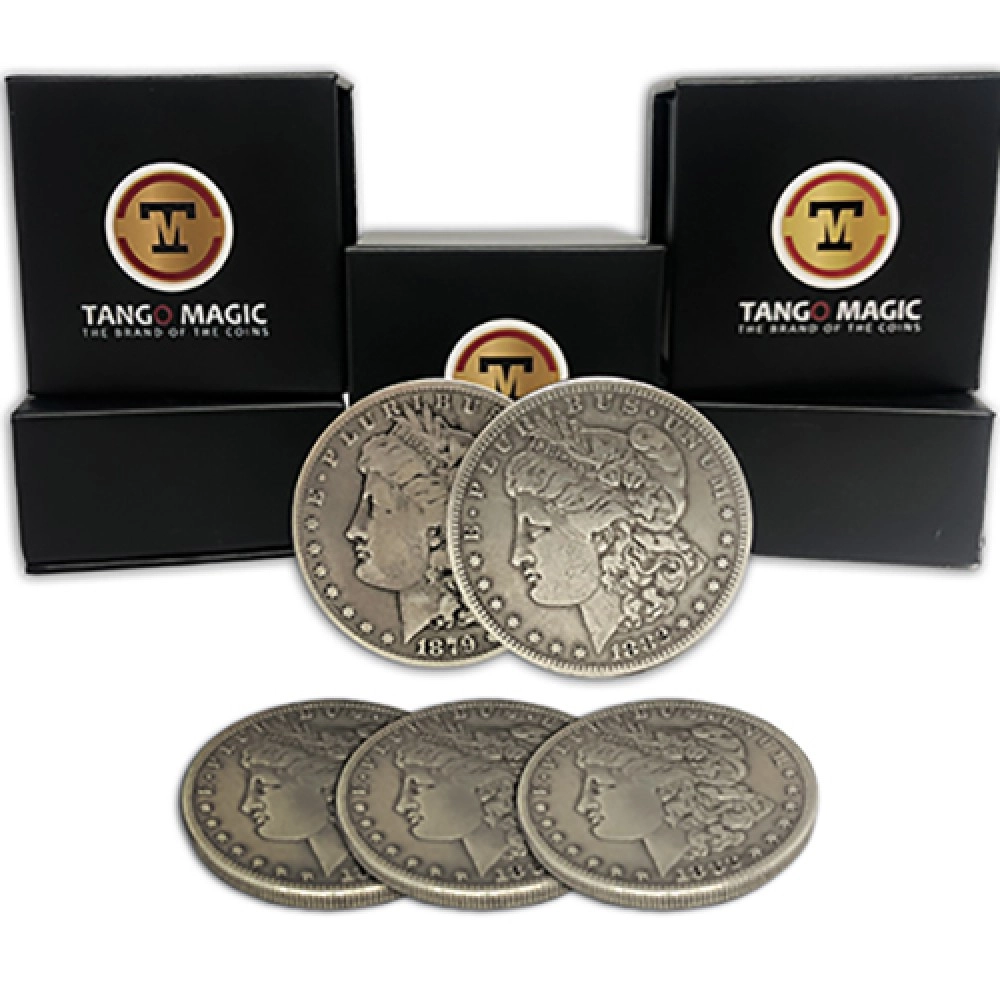 Replica Morgan TUC plus 3 coins (Gimmicks and Online Instructions) by Tango Magic