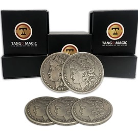 Replica Morgan TUC plus 3 coins (Gimmicks and Online Instructions) by Tango Magic