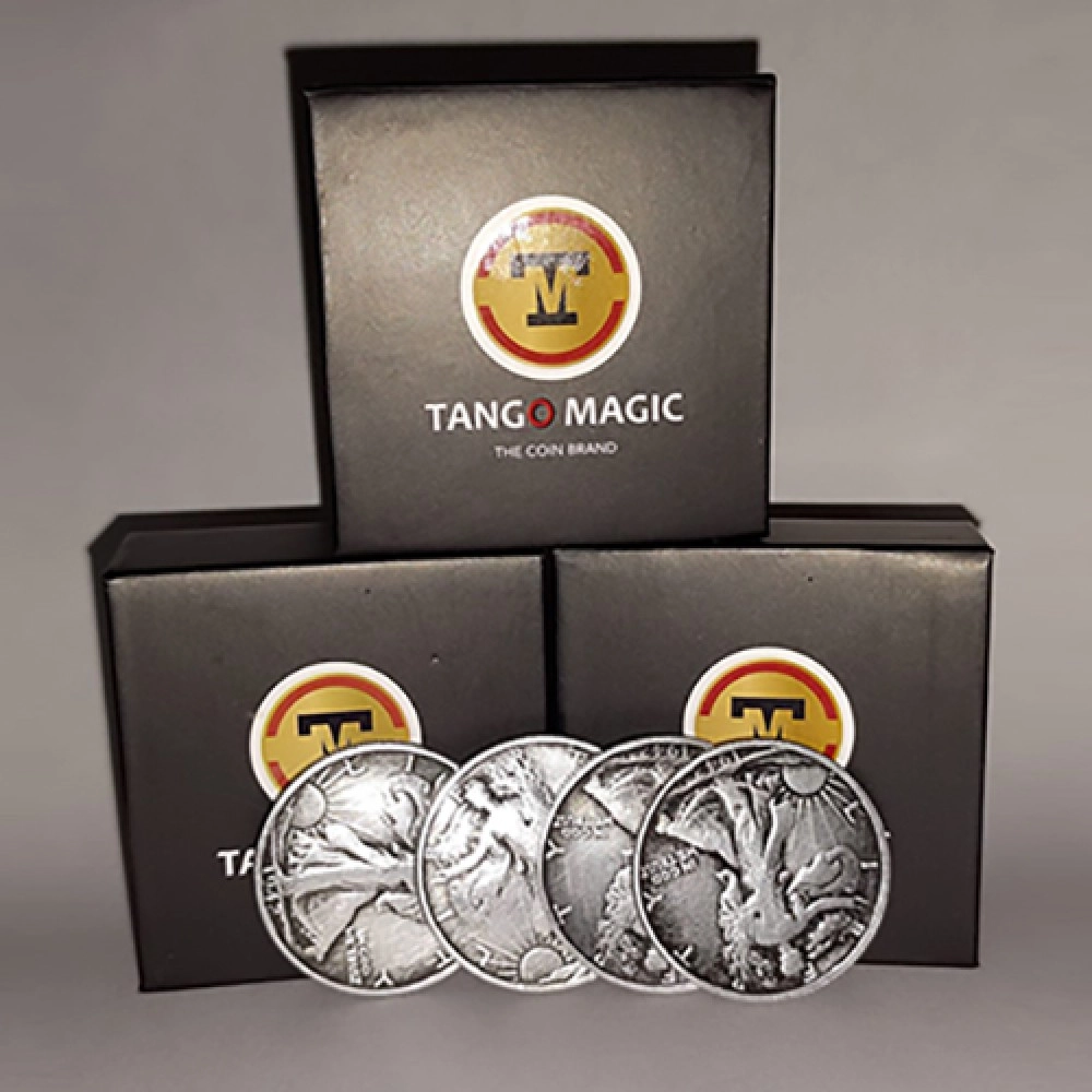 Replica Walking Liberty TUC plus 3 coins (Gimmicks and Online Instructions) by Tango Magic