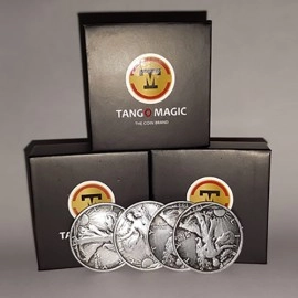 Replica Walking Liberty TUC plus 3 coins (Gimmicks and Online Instructions) by Tango Magic