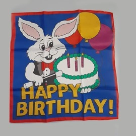 Happy Birthday Silk (18 inch) by Ginn and Goshman