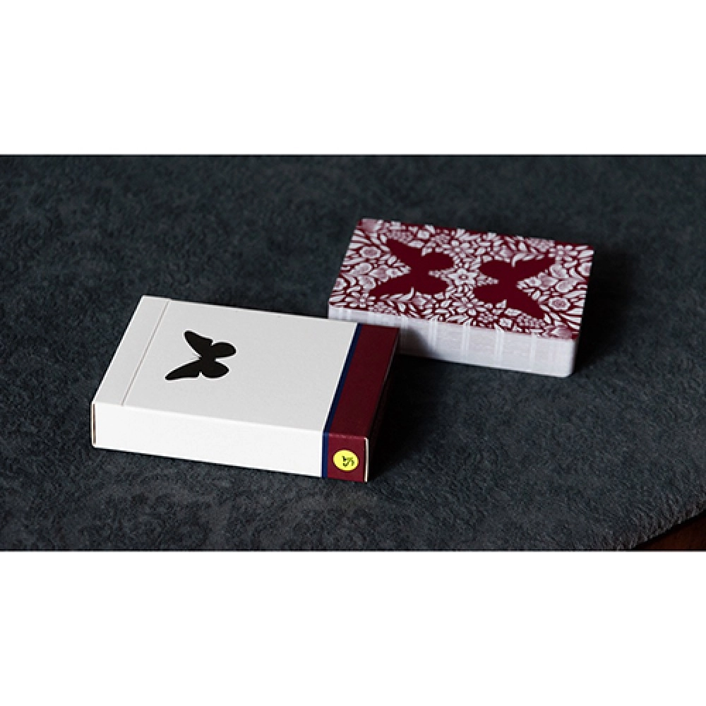 Spielkarten Stripper Butterfly Playing Cards Version 2 Marked (Red) by Ondrej Psenicka