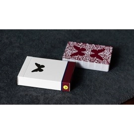 Spielkarten Stripper Butterfly Playing Cards Version 2 Marked (Red) by Ondrej Psenicka