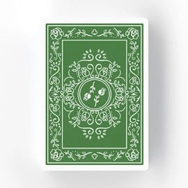 BLACK ROSES IMMERGRÜN Playing Cards