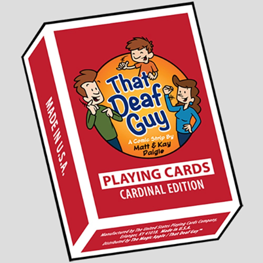 Spielkarten That Deaf Guy RED Cardinal Edition Playing Cards