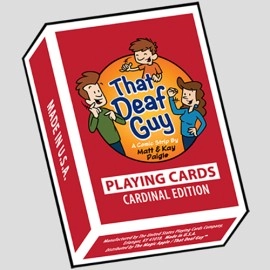 Spielkarten That Deaf Guy RED Cardinal Edition Playing Cards