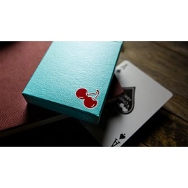 Spielkarten Cherry Casino House Deck (Tropicana Teal) Playing Cards by Pure Imagination Projects