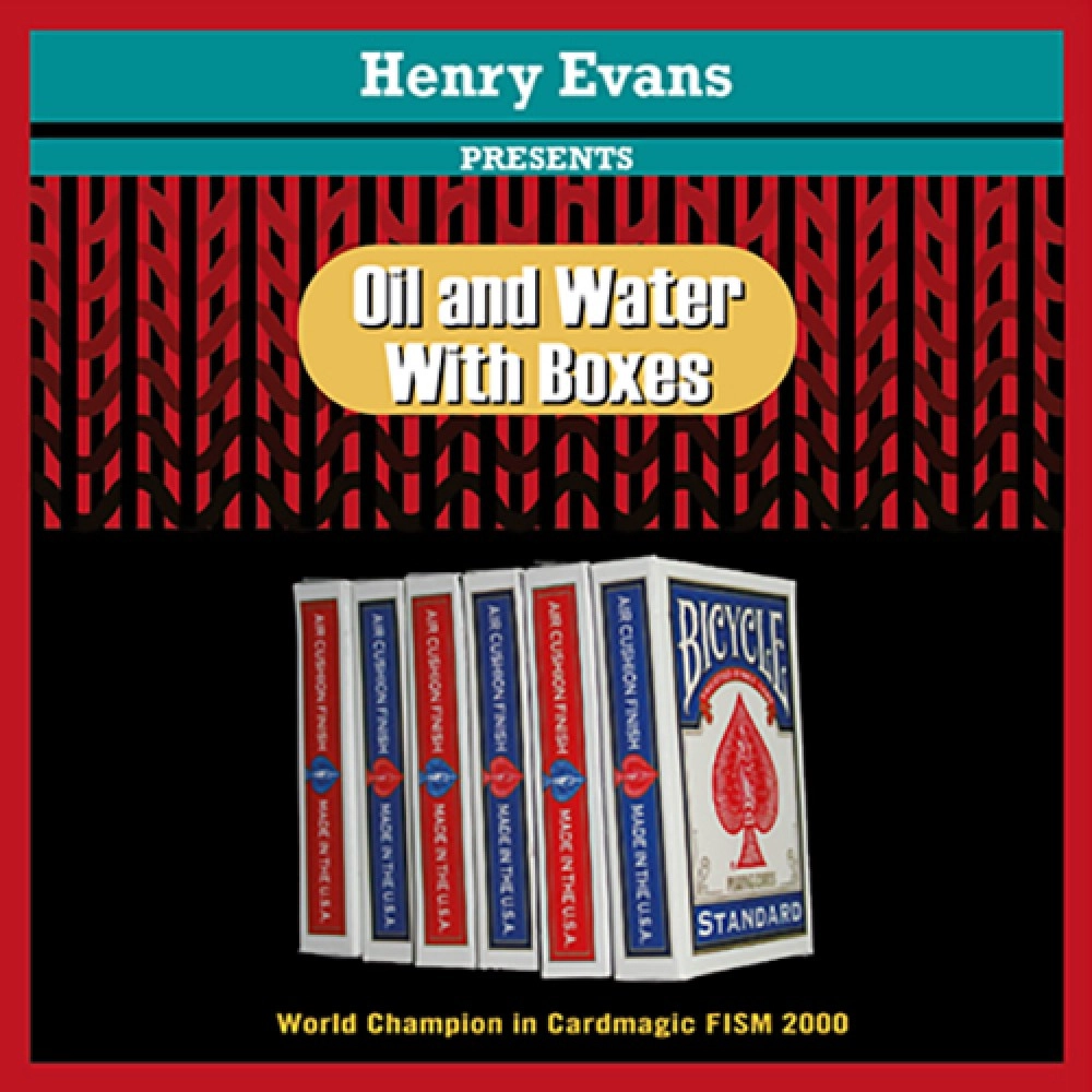 Oil and Water Boxes (Gimmicks and Online Instructions) by Henry Evans