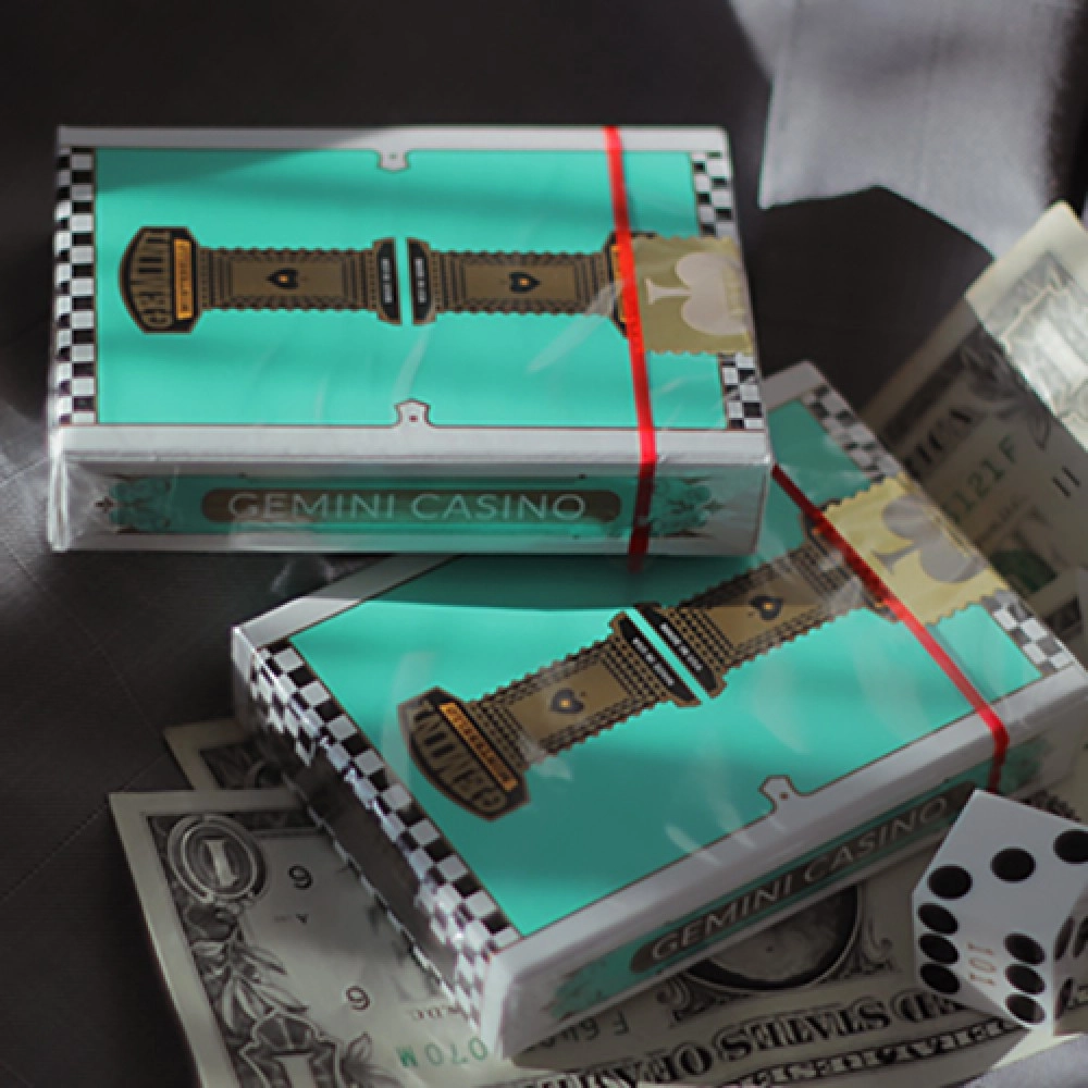 Spielkarten Gemini Casino Turquoise Playing Cards  by Gemini