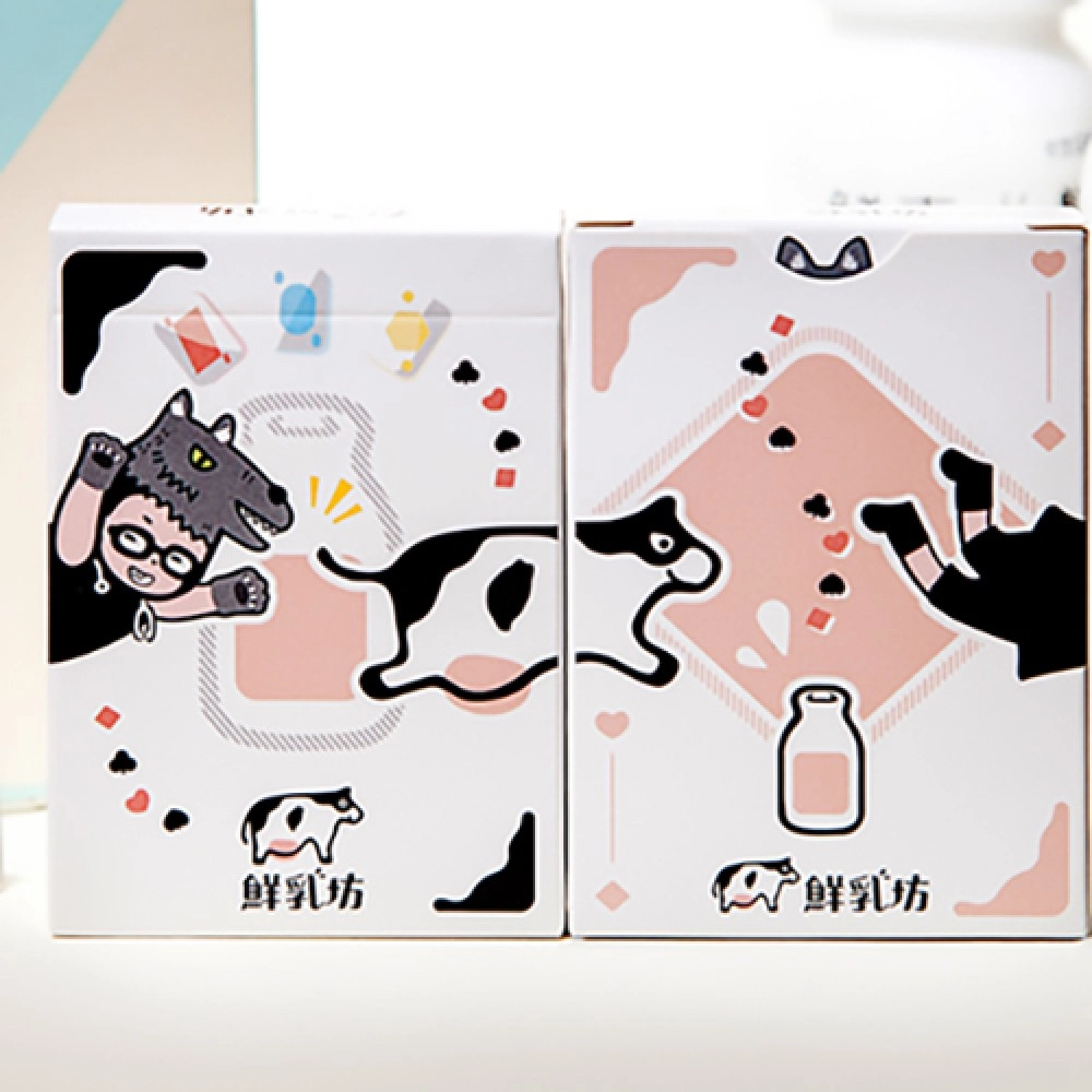 Pure Milk Playing Cards by Hanson Chien