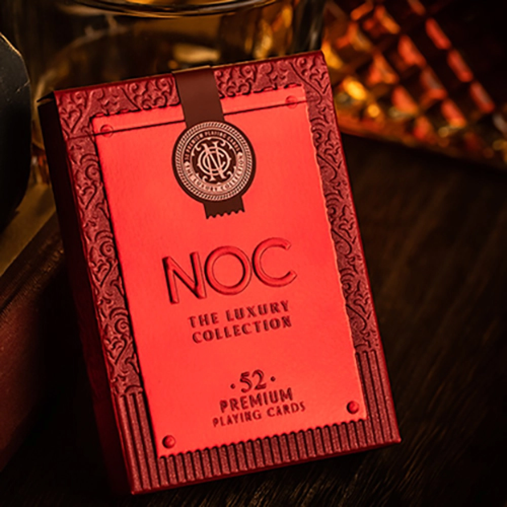 Spielkarten NOC (Red) The Luxury Collection Playing Cards by Riffle Shuffle x The House of Playing Cards