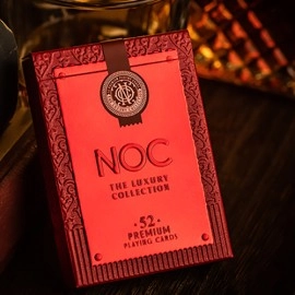 Spielkarten NOC (Red) The Luxury Collection Playing Cards by Riffle Shuffle x The House of Playing Cards