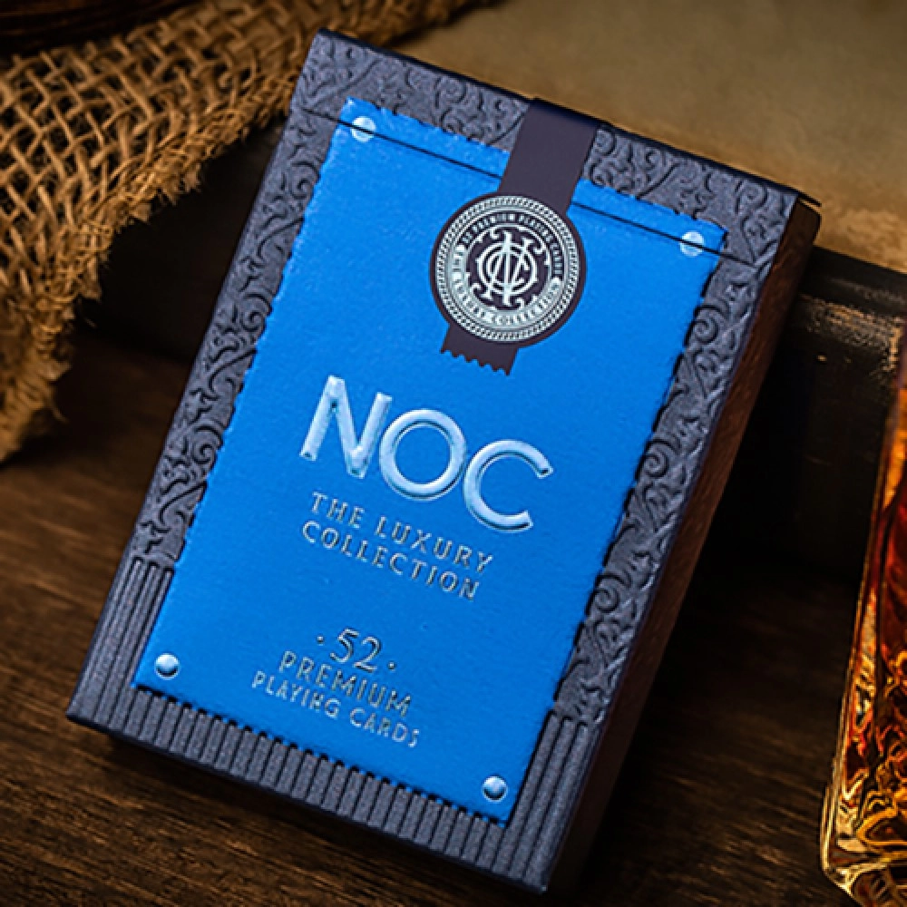 Spielkarten NOC (Blue) The Luxury Collection Playing Cards by Riffle Shuffle x The House of Playing Cards