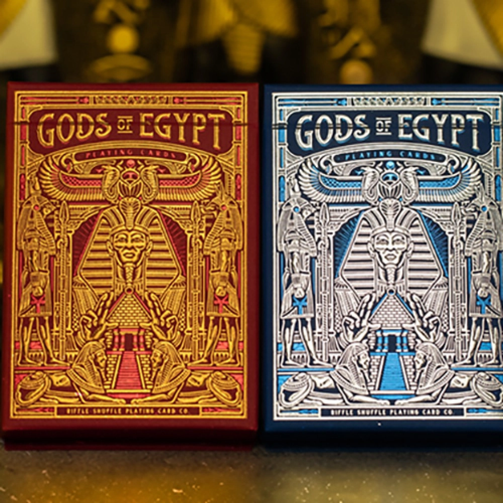 Spielkarten Gods of Egypt (Blue) Playing Cards by Divine Playing Cards